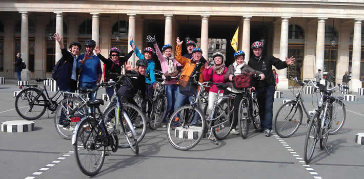 balade à vélo + activité ludique paris